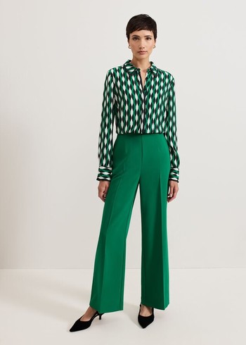 Phase Eight Aubrielle Trousers Green Australia | TC2807964